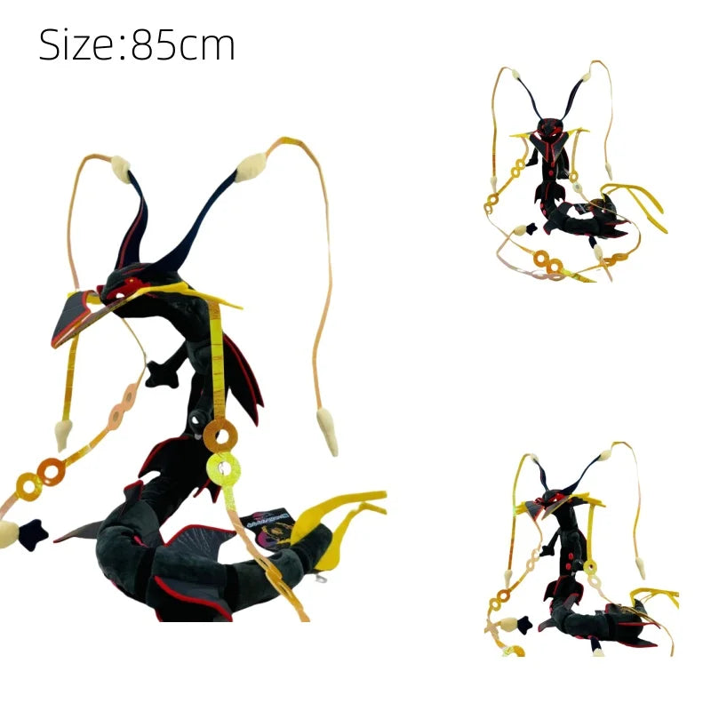 Black Pokemon Stuffed Toys Pikachu Umbreon Psyduck Snorlax Mew Rayquaza Charizard Greninja Darkrai Rillaboom Plush Soft Toy