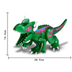 Brutal Raptor Building Jurassic Blocks World 2 MINI Dinosaur Figures Bricks Dino Toys For Children Dinosaurios Christmas