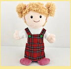 25cm Sweet Family Hand Puppet Dolls Early Education Learning Stuffed Plush Toys Cospaly Hand Finger Puppets for Children Gifts