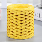 200M Raffia paper rope Straw Yarn For Knitting Crocheting Paper Threads DIY Handmade Summer Sunhat Beach Bag Freeshipping