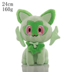 Newest Pokemon 70 Types Elf Plush Pikachu Toys Elekid Lucario Celebi Stuffed Doll Sprigatito Fuecoco Quaxly Plushies Xmas Gifts