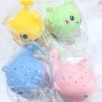 Baby Bath Toys Sponge Water Absorbing Whale Squeezing Stress Relief Toys Summer Swimming Play Water Toy for Children Squishy Kid