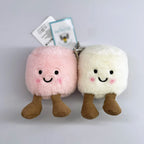 JC Golf ball plush keychain, grape keychain, jellyfish plush toy, hippopotamus, and plush elephant JC bag keychain