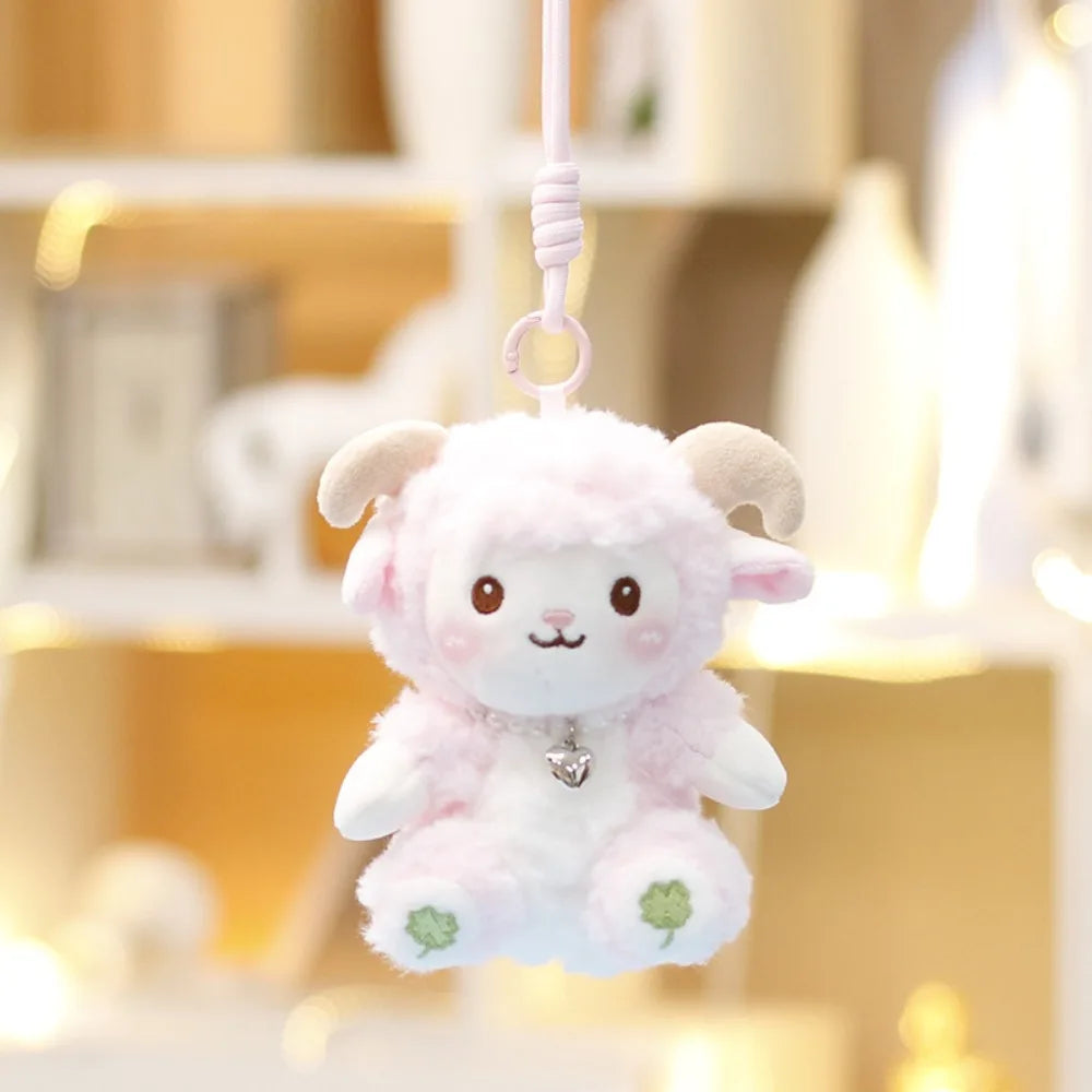 Pendant Plush Toy Bags Pendant Jewelry Ornament Fluffy Toy Doll Plush Bunny Keyring Plush Bunny Keychain Rabbit Fur Keychain