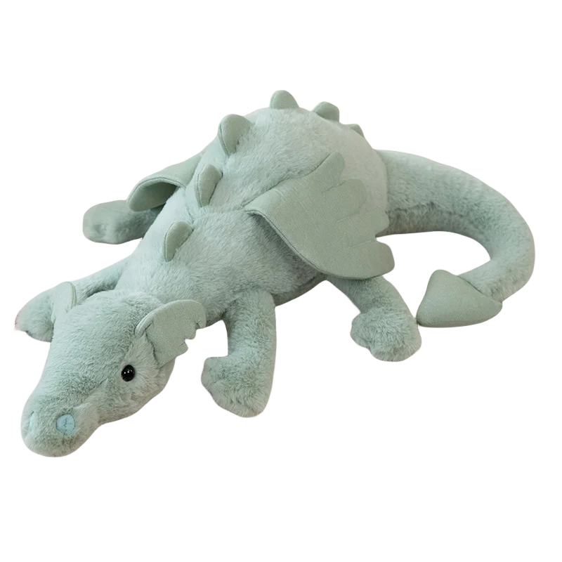 30/50/70/90cm Flying Dragon Action Figure Stuffed Toy Flying Wings Dinosaur Rag Doll White Green Blue Pink Dinos Birthday Gift