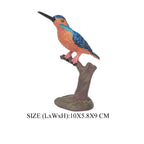 Simulation Bird Animal Kingfisher Robin Magpie Pigeon Hummingbird Model Action Figure Garden Decoration Miniature Figurines Toys