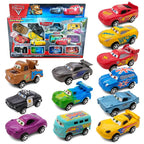 New Disney Pixar Cars 3 Rebound Cars 12 Piece Series Lightning McQueen Jackson Storm Plastic Car Model Toy Boutique Gift Box  ﻿@