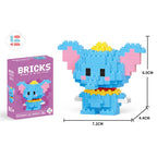 Disney Zootopia Small LinaBell Building Blocks Judy Nick Model Donald Duck Education Lotso Toys Mickey Mouse For Kids Birthday