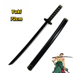 One Piece Cosplay Roronoa Zoro Katana Sword PU Trafalgar Sword Law Role Playing Yuki Samurai prop Party toy Sword 72cm