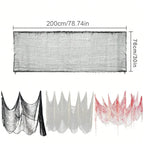 Halloween Bloody Gauze Decorations,Horror Bloody Cloth Bandage,Door Curtainsss,Halloween Haunted House Party Props