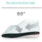 1Pair EVA Shock Absorbing Height Increase Insoles Casual Sports Shoes Insole for Feet Shoe Pads 2.3/3.3/4.3cm Growing Shoe Sole