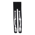 Luminous Skull Stockings Halloween Bar Glow-in-the Dark Glow-in-the Dark Disco Socks Slimming Black Pantyhose Funny stockings