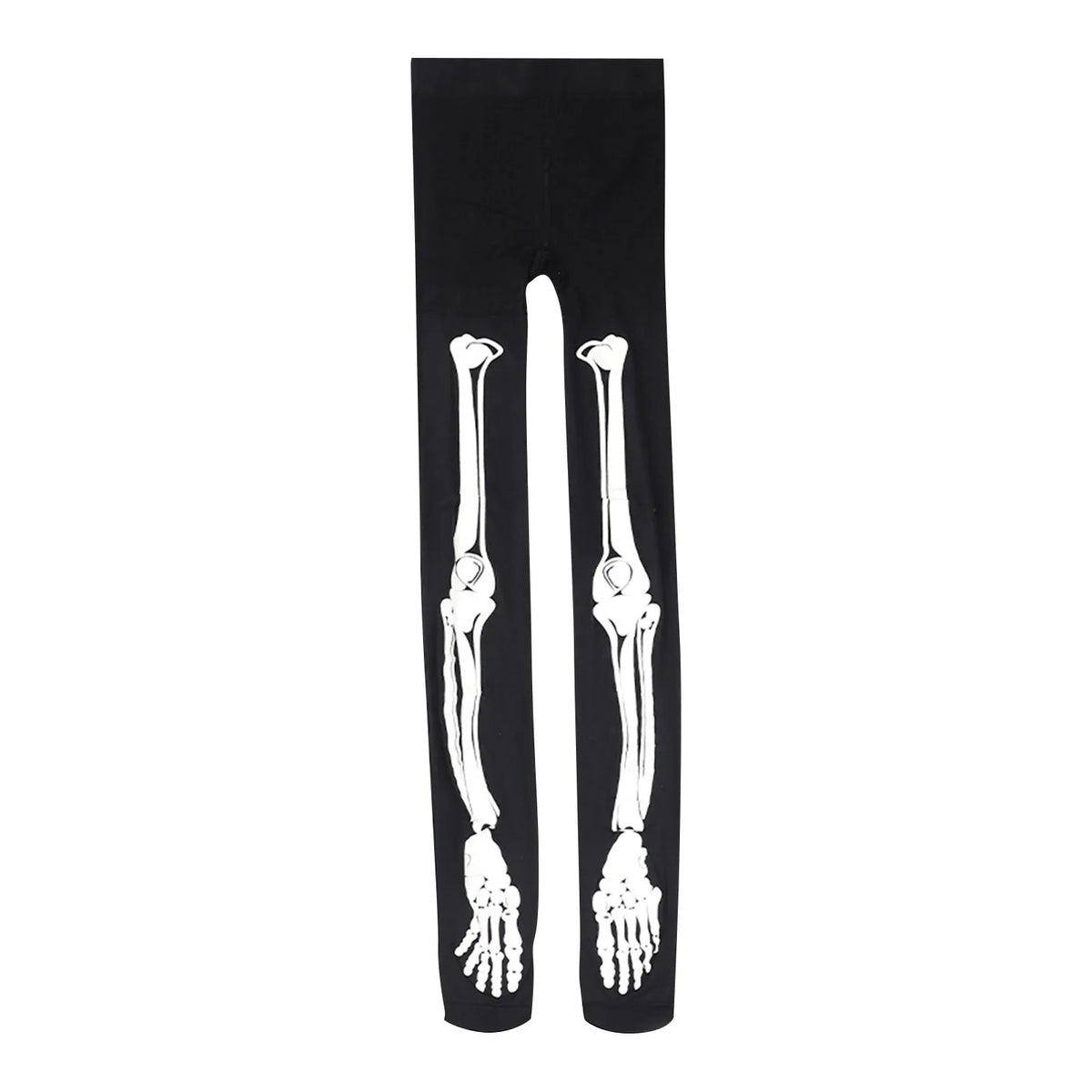 Luminous Skull Stockings Halloween Bar Glow-in-the Dark Glow-in-the Dark Disco Socks Slimming Black Pantyhose Funny stockings