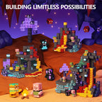 Magnetic Building Blocks Mine World Magnetic Cave World  Brick Cube Toys Set STEM Sensory 2025 Best Gift for Boy Girl Children