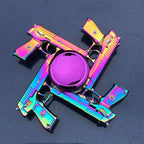 Dragon Wings Hand Spinner Alloy Low Noise Metal Rainbow Finger Spinner Anti-Anxiety High Speed Fingertip Gyro Birthday Gift