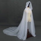 Medieval Shawl Men And Women Adult Gothic Punk Fairy Elf Witch Wedding Wicca Hooded Cape Halloween Role Play Vampire Costume