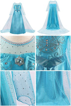 Girls Elsa Anna Dress Children Princess Carnival Dress Kids Jasmine Rapunzel Pageant Flower Disguise Birthday Cosplay Costume