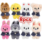 Skzoo 12cm Kpop Cartoon Stuffed Animal Plushies Stay Plush Doll Toys KawaiiJYP Adults KZ Fans Keychain Pendant Kid Gift