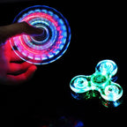 Fidget Spinner Stress Relief Toys Luminous LED light Fidget Spinner Hand Top Spinners Glow in Dark Light EDC Figet Spiner Finger