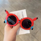 Cartoon Pikachu Outdoor Sun Protection Glasses Anime Pokemon Anti Glare Goggles Cute Vacation Travel Sunglasses Friend Gifts
