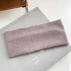 Autumn and Winter Wide Edge Elastic Women Hairband Makeup Wash Face Headband Sports Knitted Headpiece Headband