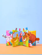 New 3D Visual Tail Cloth Book Baby Tear Resistant Biteable Cognitive Tool Interactive Parent-Child Fun Toddlers Enlighten Toys
