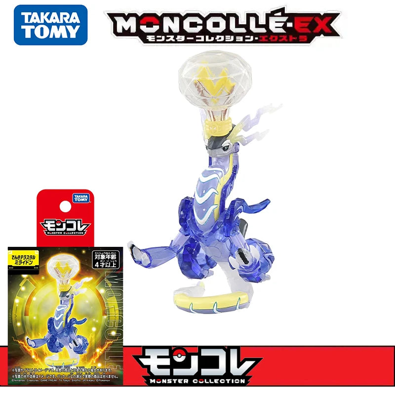 Original Pokemon Figures Shiny 50% Forme Zygarde Mega Rayquaza Terapagos Terastal Form Gigantamax Charizard ML Collection Model