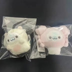 Adorable Plush Seal Keychain Cute Life In The Corner Sunflower Seed Bag Toy Super  Girl Heart Furry Book Bag Hanging Ornament