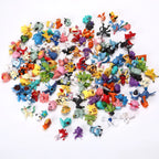 24-144pcs Pokemon Pikachu Action Figure Toys 2-3cm Mini Figures Model Toy Pikachu Anime Kids Doll Birthday Christmas Gifts