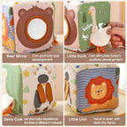 Montessori cloths Toys Magic Cotton Animal Tissue Box Kids Finger Exercise Cloth Busy Box Toys Baby Educational Activity Sensory