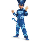 Kids Blue Red Green Jumpsuits Pajamas Cosplay Costume with Mask Night Hero Birthday Party Dress Sets Christmas Costumes
