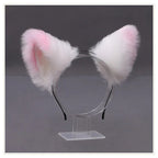 Lolita Animal Cat Fox Ear Hair Hoops Cosplay Girls Halloween Anime Headbands Headwear Hair Accessories
