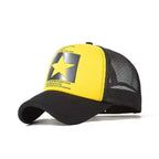 Breathable Mesh Snapback Baseball Cap for Casual Outdoor Style