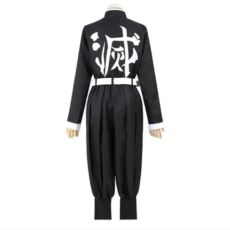 New Halloween Anime Cosplay Costume Top Jacket Pants Black Team Uniform Unisex Halloween Clothes