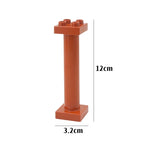 Big Building Blocks Slide Stair Swing Seesaw Ferris Wheel Series Compatible Duploe Large Brick Children Educational Toy Kid Gift