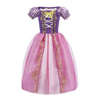 Girls Elsa Anna Dress Children Princess Carnival Dress Kids Jasmine Rapunzel Pageant Flower Disguise Birthday Cosplay Costume