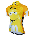 2024 Cartoon Cycling Clothing Men Short Sleeve MTB Ropa Ciclismo Breathable Summer Sportswear Outdoor Bicycle Clothes Bib Shorts