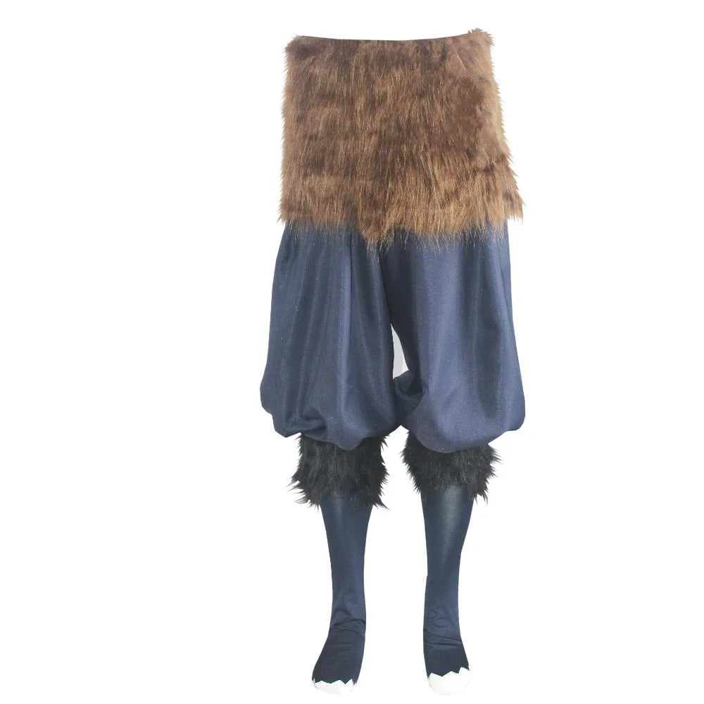 NEW Halloween Costumes Anime Demon Slayer Hashibira Inosuke Cosplay Pig Mask Bandage Pants Kimetsu no Yaiba Suit