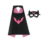4 sets Superhero Capes masks for  3-10 Year Old girl Gifts Cartoon Dress Up Costumes Party Supplies Easter Halloween cloak