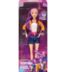Kpop Rumi Mira Zoey Vinyl Doll Anime Hunters Girl 11 Inch Articulated With Theme Music Cute Toy 3PCS Set Gift for Kids Girl Fans