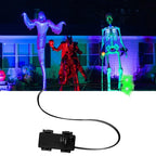 Halloween LED Glowing Eyes With Timer Light Up DIY Eyes For Skeleton Pumpkins Masks Tombstones Indoor Outdoor Horror Decors
