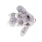 Pendant Plush Toy Bags Pendant Jewelry Ornament Fluffy Toy Doll Plush Bunny Keyring Plush Bunny Keychain Rabbit Fur Keychain