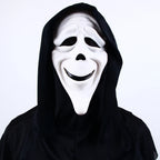 Quality Halloween Movie Scream Horror Face Mask Realistic Creepy Ghost Masks Stick Tongue Out Funny Scary Cosplay Costume  Props
