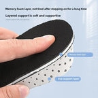 Height Increase Half Shoe Insoles Heel Insert Sport Cushion EVA Memory Foam Heel Lifting 2/3/4/5CM Taller Invisible Heighten Pad