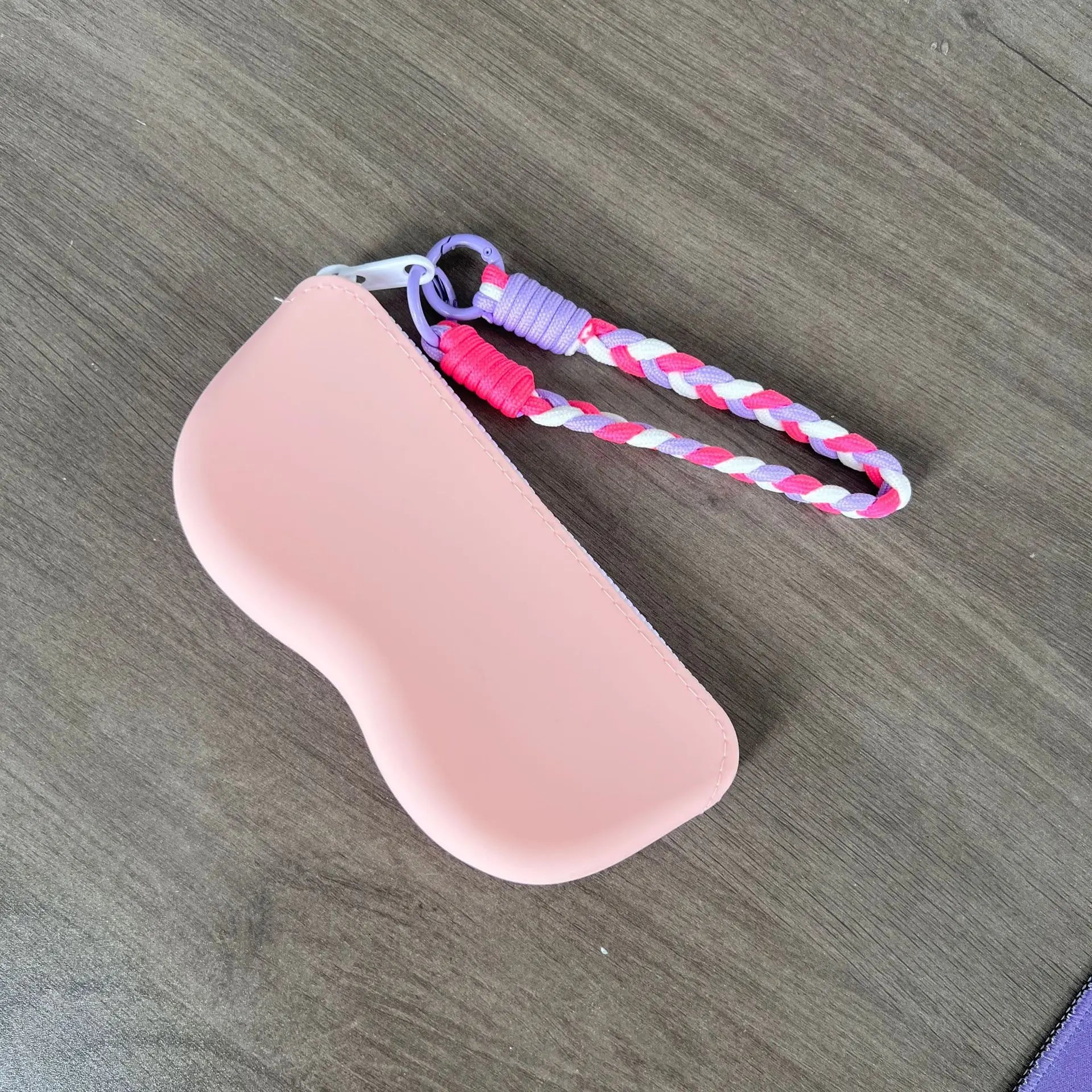 Silicone Zipper Eyeglass Case, Sunglasses Storage Protective Case, Hanging Bag, Wallet, Waterproof Glass Box for Women and Girls