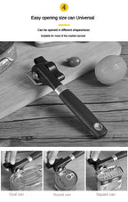 Stainless Steel Manual Can Can Openers Monolever Side Open Cover Can Openercan opener Labor-Saving Bottle Opener