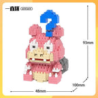 Pokemon Building Blocks Small Cartoon Mini Block Pikachu Charizard Eevee Mewtwo Anime Assemble Action Model Dolls Boys Toys