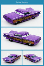 Disney Pixar Cars Ramone Series Colors Golden Green Red Purple 1:55 Alloy Diecast Children's Toy Car Model Gift