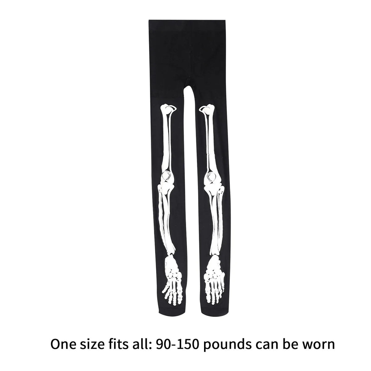Luminous Skull Stockings Halloween Bar Glow-in-the Dark Glow-in-the Dark Disco Socks Slimming Black Pantyhose Funny stockings