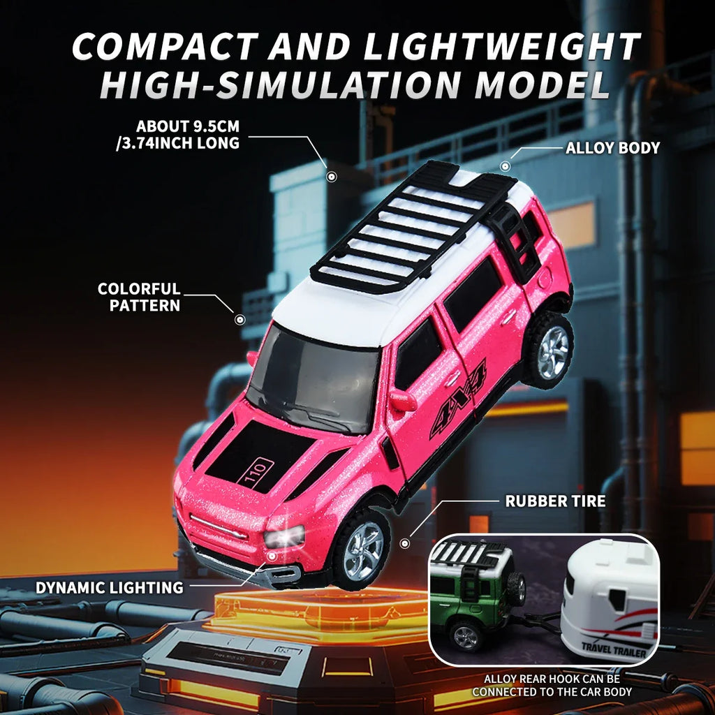 New RC Car MINI Alloy 1/64 Remote Control Car Convenient to Carry 60 Minutes of Work Time Children's Gifts Electronic Toys